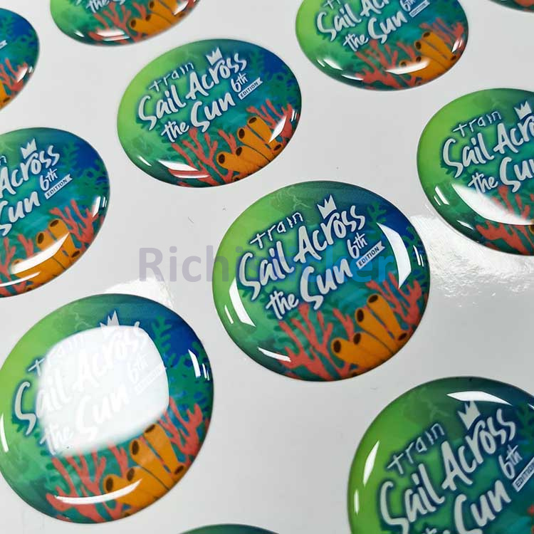 Custom Domed Labels: 3D Resin Stickers for Premium Branding